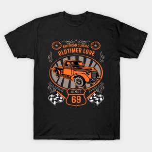 Oldtimer Love American Classic 1969 Gift T-Shirt